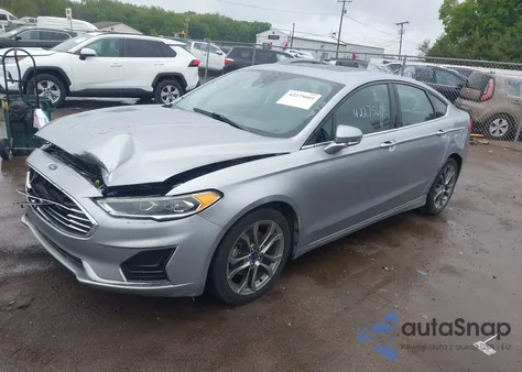 2020 Ford Fusion Sel z USA, uszkodzony, nr VIN 3FA6P0CD2LR152263